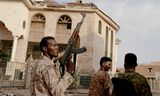 Strijders van het Soedanese leger in Omdurman, vlakbij de hoofdstad Khartoem.