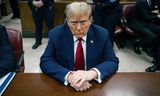 Donald Trump stond eerder dit jaar in New York terecht voor het betalen van zwijggeld aan porno-actrice Stormy Daniels in 2016. Hij werd hiervoor veroordeeld.