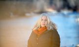 Tasha Adams, de voormalige echtgenote van militieleider Stewart Rhodes, in haar woonplaats Eureka in 2022. Foto Lido Vizzutti/NYT